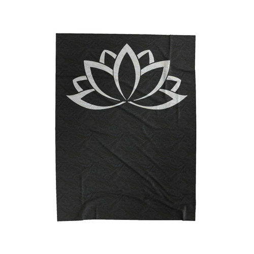 Clearance Lotus Flower Velveteen Blanket