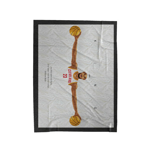 Cleveland 23 Lebron James Velveteen Blanket