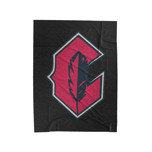 Cleveland Indian Art Logo Velveteen Blanket