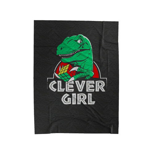 Clever Girl Velveteen Blanket