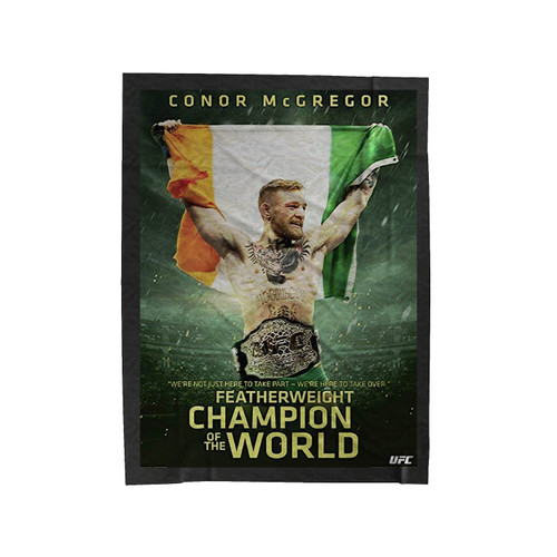 Close Up Conor Mcgregor Poster Ufc Champ Velveteen Blanket