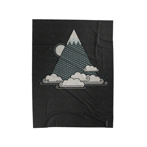 Cloud Mountain Velveteen Blanket