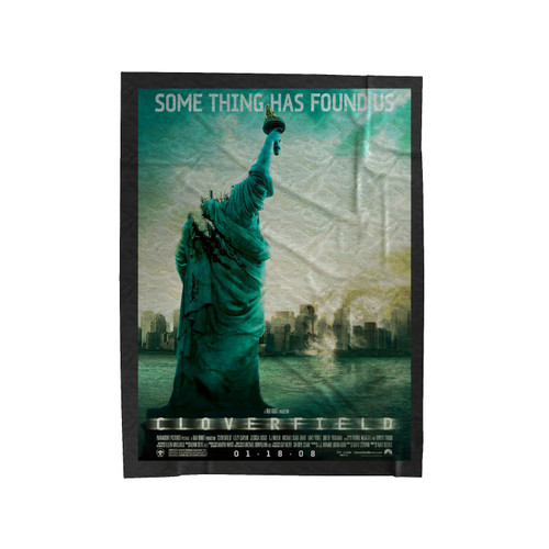 Cloverfield Something Has Found Us Velveteen Blanket