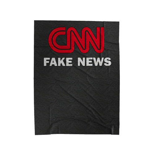 Cnn Fake News Trump Network 2017 Station Liberal Politics Kanye West Liberal Democrat Tv Velveteen Blanket