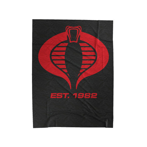 Cobra Est 1982 80S Gi Joe Action Figures Marvel Comic Velveteen Blanket