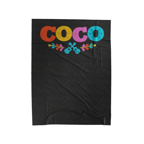 Coco Cartoon Logo Velveteen Blanket