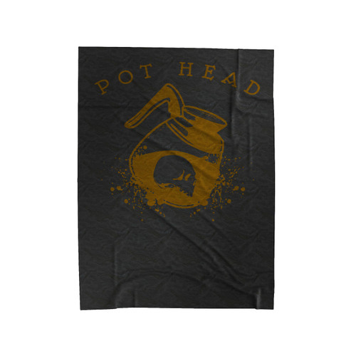 Coffee Pot Head Velveteen Blanket
