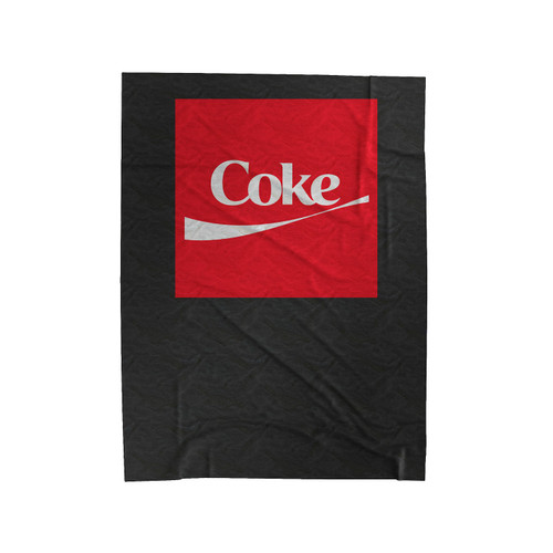 Coke Logo 1 Velveteen Blanket