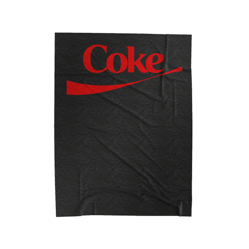 Coke Logo 2 Velveteen Blanket