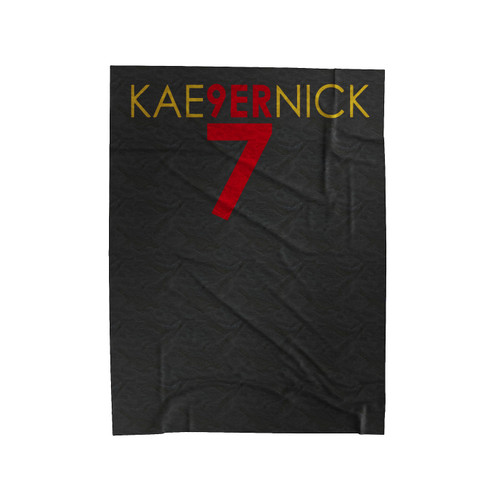Colin Kaepernick San Francisco Velveteen Blanket