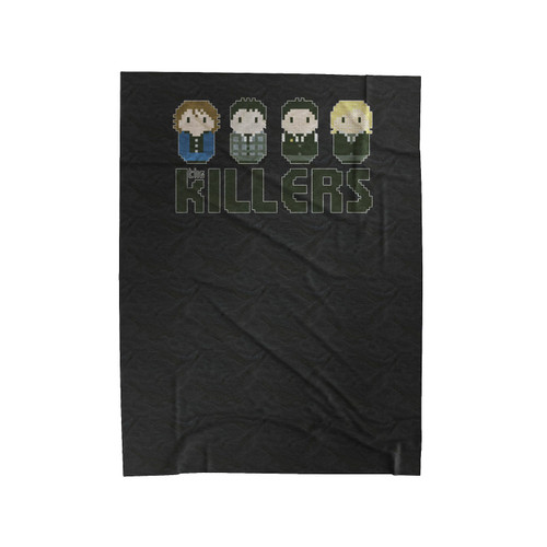 Comic The Killers Brandon Flowers Dave Keuning Ronnie Vannucci Velveteen Blanket