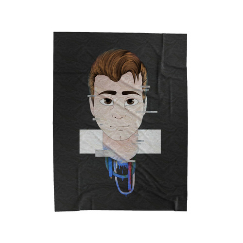 Connor Rk800 I'm Not Alive Velveteen Blanket