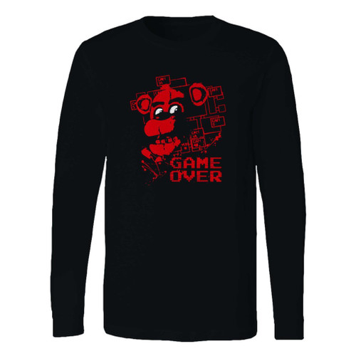 This classic fit five nights at freddys game over long sleeve shirt is casually elegant and very comfortable. With fine quality print to make one stand out, it's a perfect fit for every occasion.
