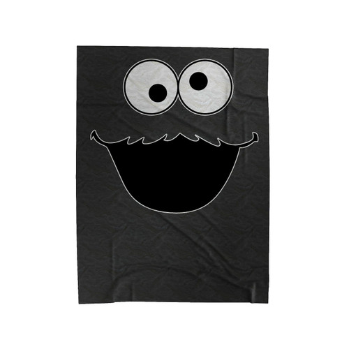 Cookie Monster Sesame Street Velveteen Blanket