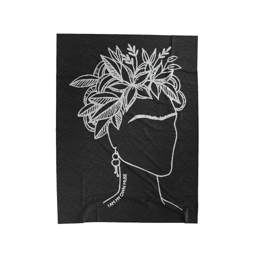 Cool Frida Kahlo Velveteen Blanket