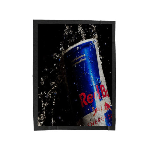 Cool Red Bull Energy Drink Velveteen Blanket