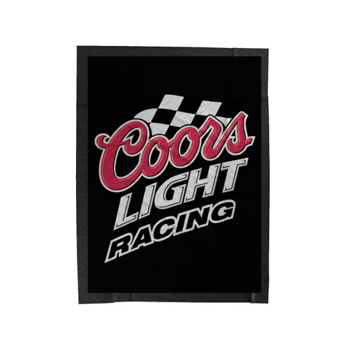 Coors Light Racing Logo Vector Velveteen Blanket