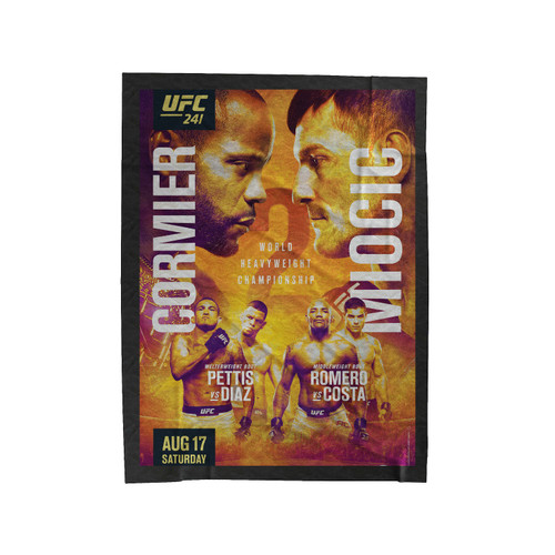 Cormier Vs Miogic Ufc 241 Velveteen Blanket