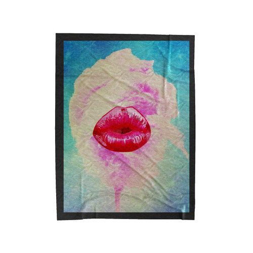 Cotton Mouth Candy Velveteen Blanket