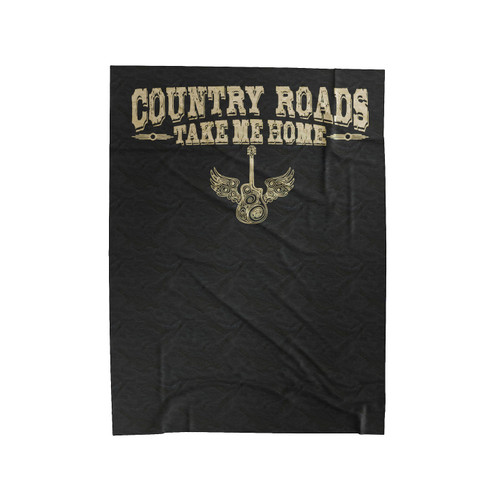 Country Roads Take Me Home Velveteen Blanket