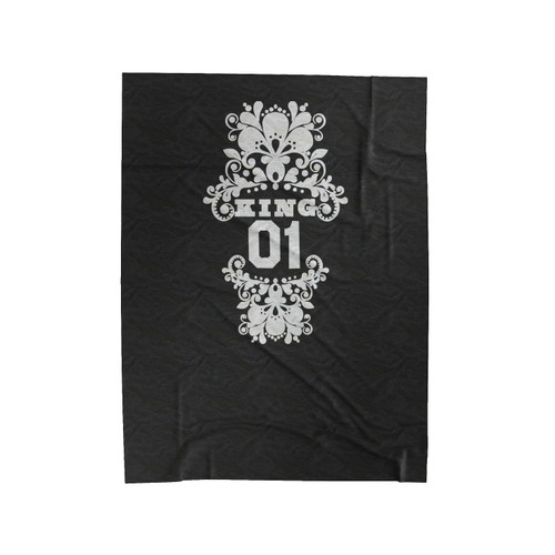 Couple King 01 Velveteen Blanket