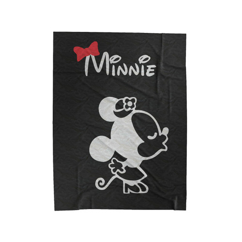 Couples Mickey Mouse & Minnie Mouse Kissing 1 Velveteen Blanket