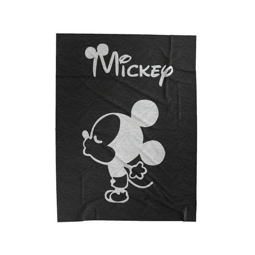 Couples Mickey Mouse & Minnie Mouse Kissing 2 Velveteen Blanket