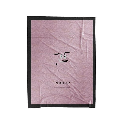 Courage The Cowardly Dog 2 Velveteen Blanket