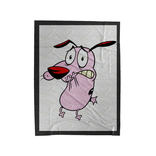 Courage The Cowardly Dog Courage The Cowardly Dog Velveteen Blanket