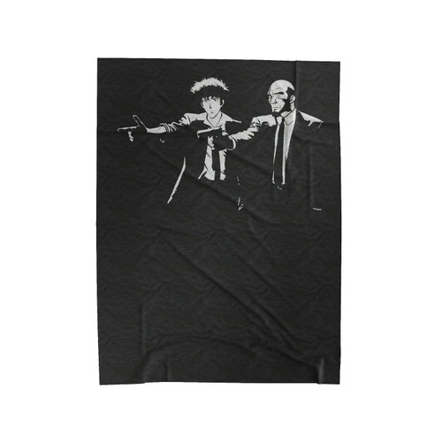 Cowboy Bebop Spike Spiegel Mashup Pulp Fiction Velveteen Blanket