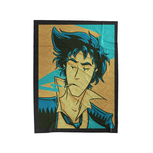 Cowboy Bebop Spike Spiegel Smoking Velveteen Blanket
