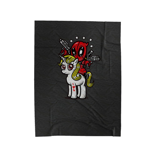 Cowboy Pool Velveteen Blanket