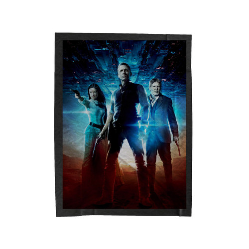 Cowboys And Aliens Velveteen Blanket