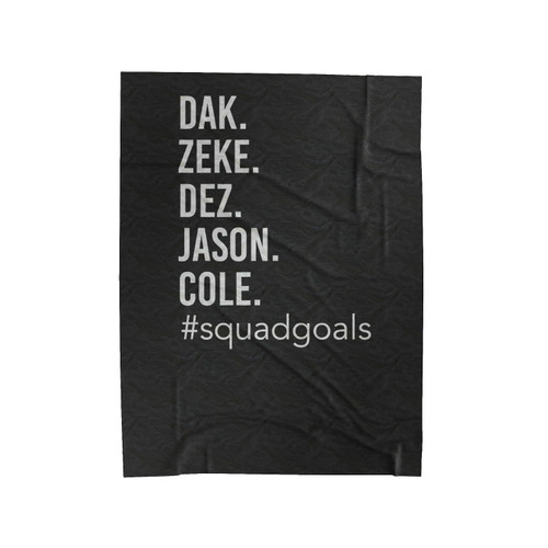 Cowboys Squad Jason Witten, Dez Byrant We Dem Boyz #Squadgoals Velveteen Blanket
