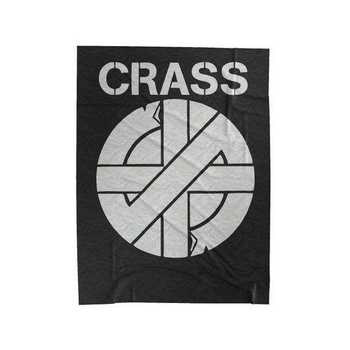 Crass Logo No War Velveteen Blanket