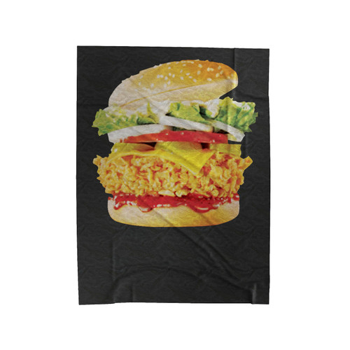 Crispy Chicken High Def Velveteen Blanket