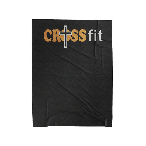 Cross Fit Christian Religious Velveteen Blanket