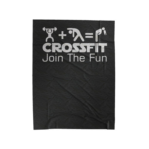 Crossfit Join The Fun Velveteen Blanket