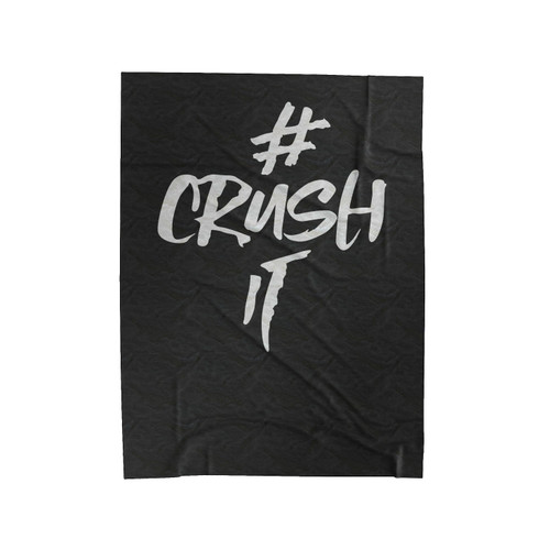 Crush It You Got This New Job Gift Job Promotion Congratulations Graduation Present Gift Velveteen Blanket