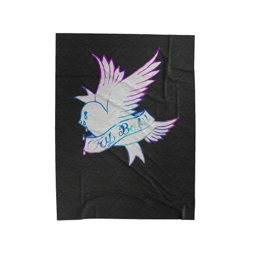 Cry Baby Lil Peep Velveteen Blanket