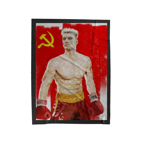 Cuadro Increible Ivan Drago Pelicula Rocky 4 Velveteen Blanket
