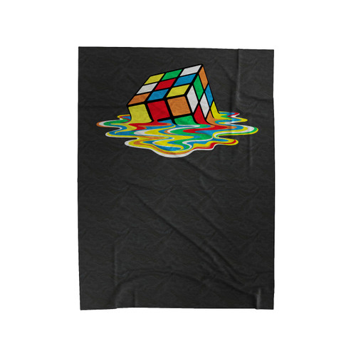 Cubo Rubik Art The Big Bang Theory Velveteen Blanket