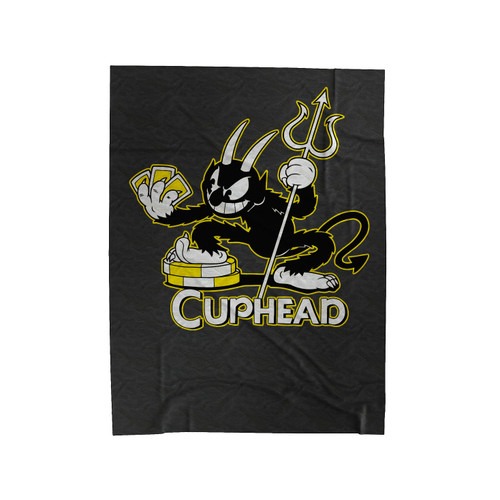 Cuphead Deal With The Devil Velveteen Blanket