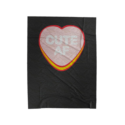Cute Af Velveteen Blanket
