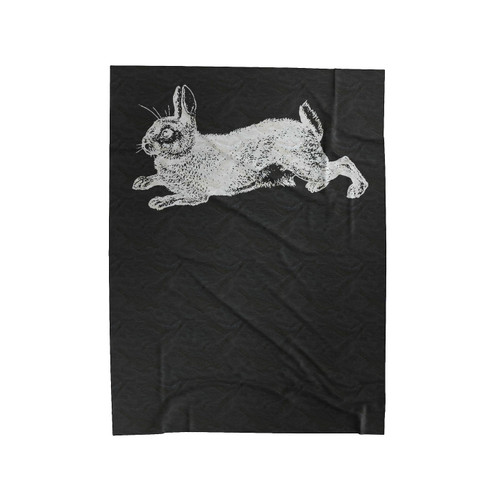 Cute Rabbit Velveteen Blanket