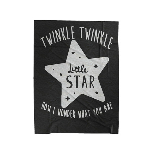 Cute Twinkle Little Star Velveteen Blanket