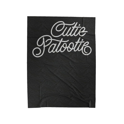 Cutie Patootie Velveteen Blanket