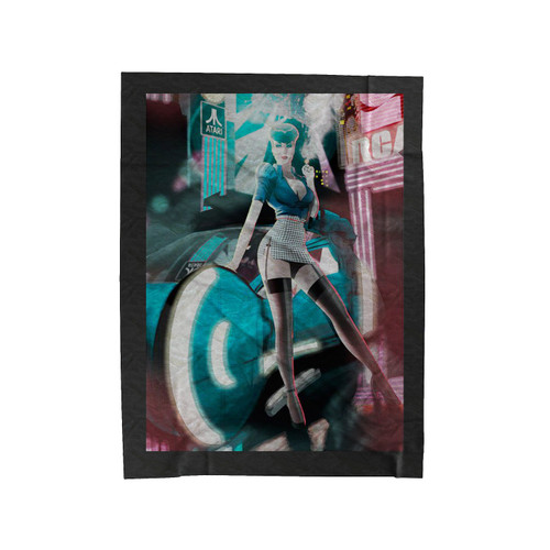 Cyber Punk Cyberpunk Blade Runner Androids Rachel Philip Velveteen Blanket