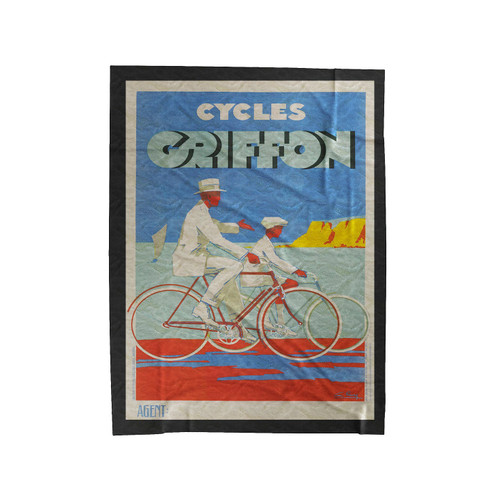 Cycles Griffon Bicycle Velveteen Blanket