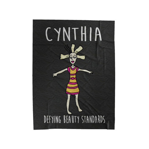 Cynthia Rugrats Defying Beauty Standards Velveteen Blanket